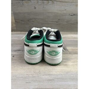 Size 6.5Y / 8W - Nike‎ Air Jordan 1 Low GS White Lucky Green 553560-129